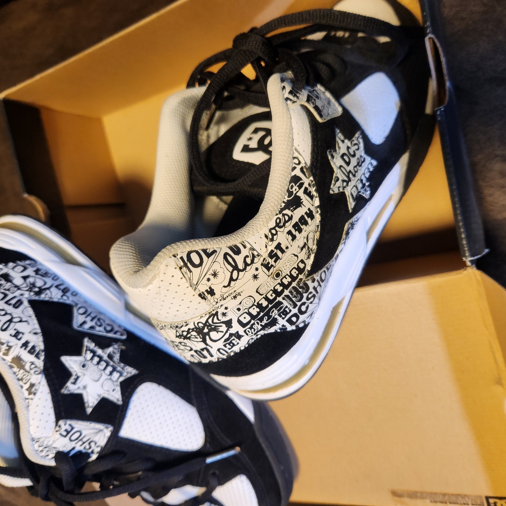 DC Command Vintage Skate Shoes US Mens Size 10 Air Sole